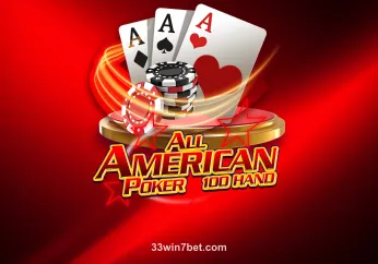 Hình ảnh trò chơi All American Poker 100 Hand tại 33win